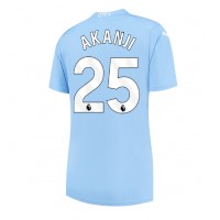 Manchester City Manuel Akanji #25 Domáci Ženy futbalový dres 2023-24 Krátky Rukáv